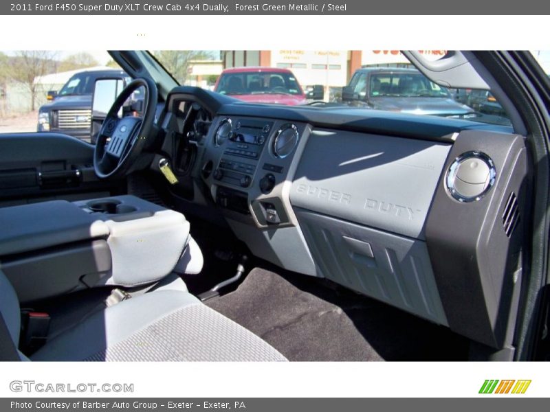Forest Green Metallic / Steel 2011 Ford F450 Super Duty XLT Crew Cab 4x4 Dually