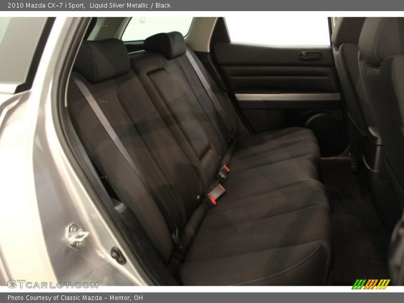 Liquid Silver Metallic / Black 2010 Mazda CX-7 i Sport