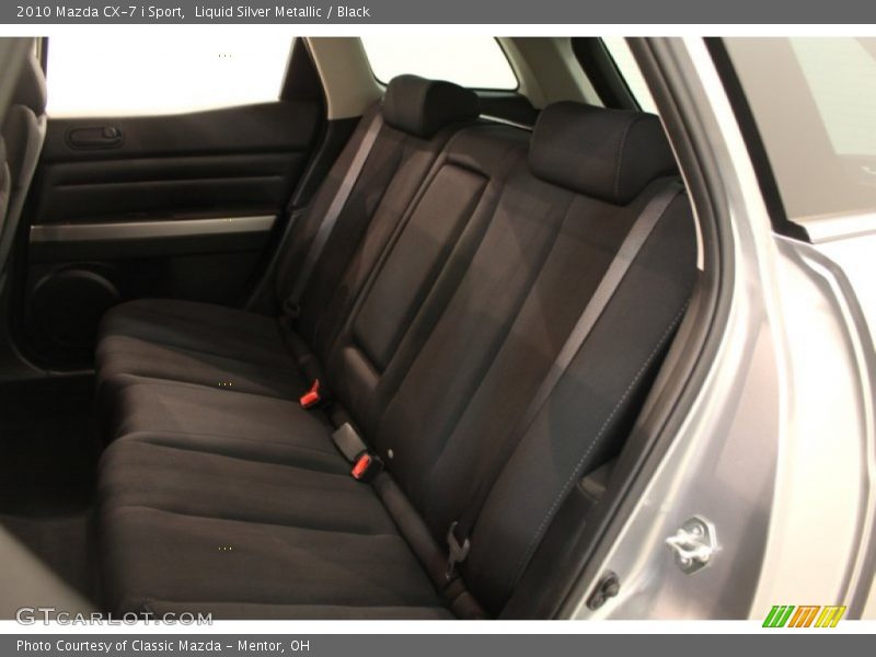 Liquid Silver Metallic / Black 2010 Mazda CX-7 i Sport