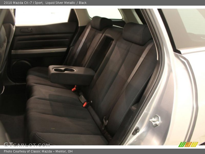 Liquid Silver Metallic / Black 2010 Mazda CX-7 i Sport