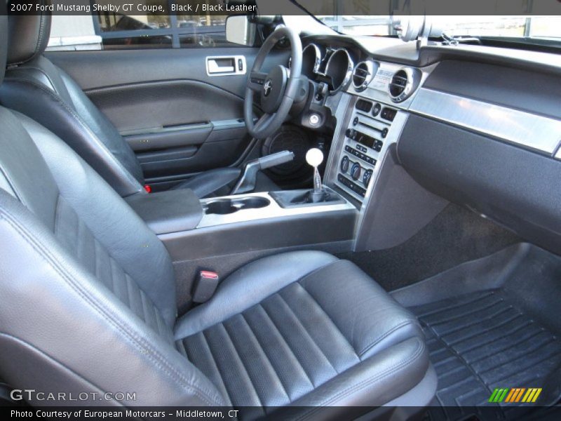  2007 Mustang Shelby GT Coupe Black Leather Interior