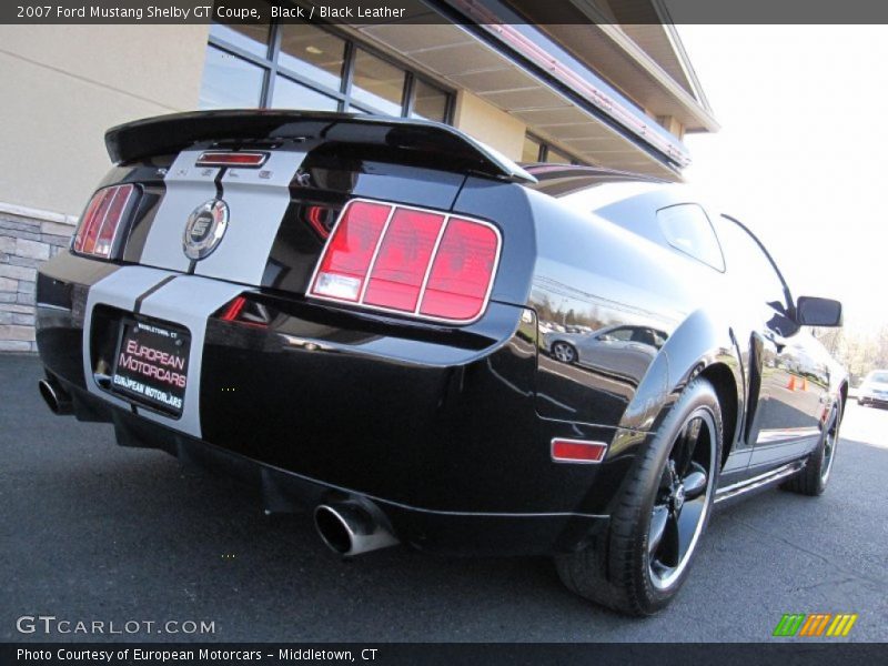 Black / Black Leather 2007 Ford Mustang Shelby GT Coupe