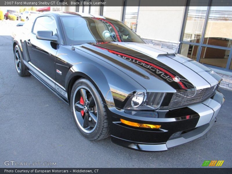 Black / Black Leather 2007 Ford Mustang Shelby GT Coupe