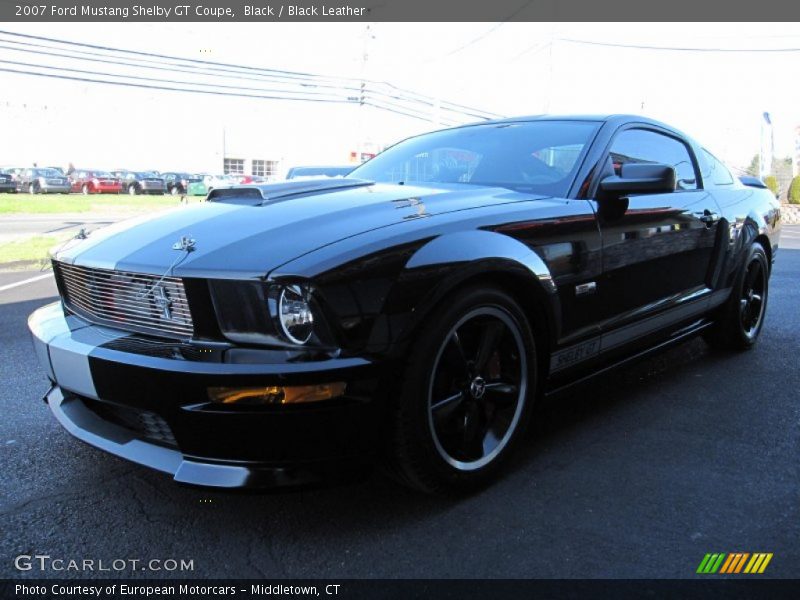 Black / Black Leather 2007 Ford Mustang Shelby GT Coupe