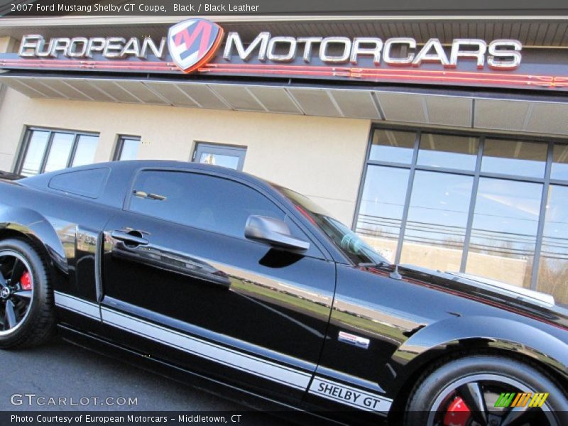 Black / Black Leather 2007 Ford Mustang Shelby GT Coupe