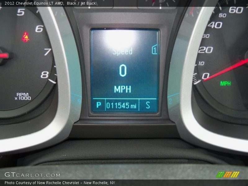 Black / Jet Black 2012 Chevrolet Equinox LT AWD