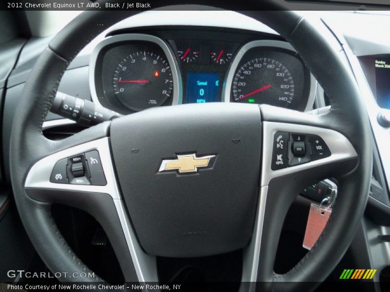 Black / Jet Black 2012 Chevrolet Equinox LT AWD