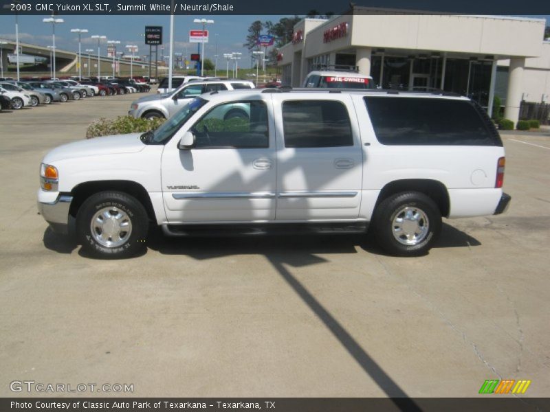 Summit White / Neutral/Shale 2003 GMC Yukon XL SLT