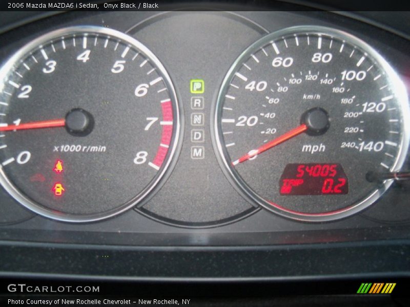 Onyx Black / Black 2006 Mazda MAZDA6 i Sedan