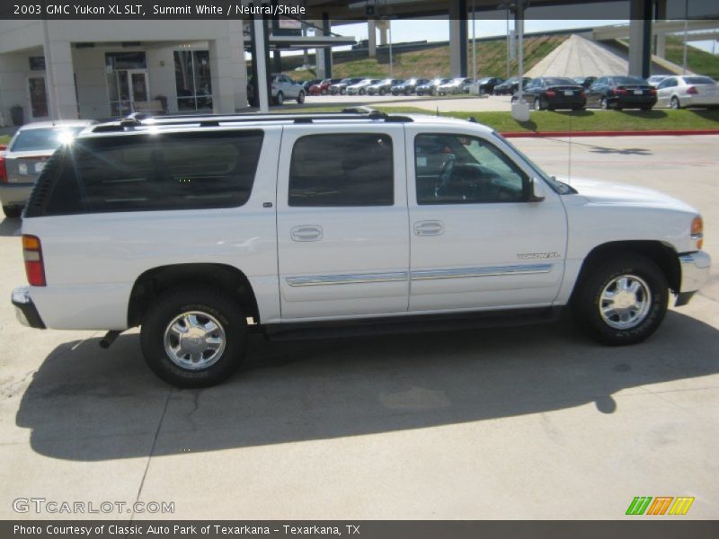 Summit White / Neutral/Shale 2003 GMC Yukon XL SLT
