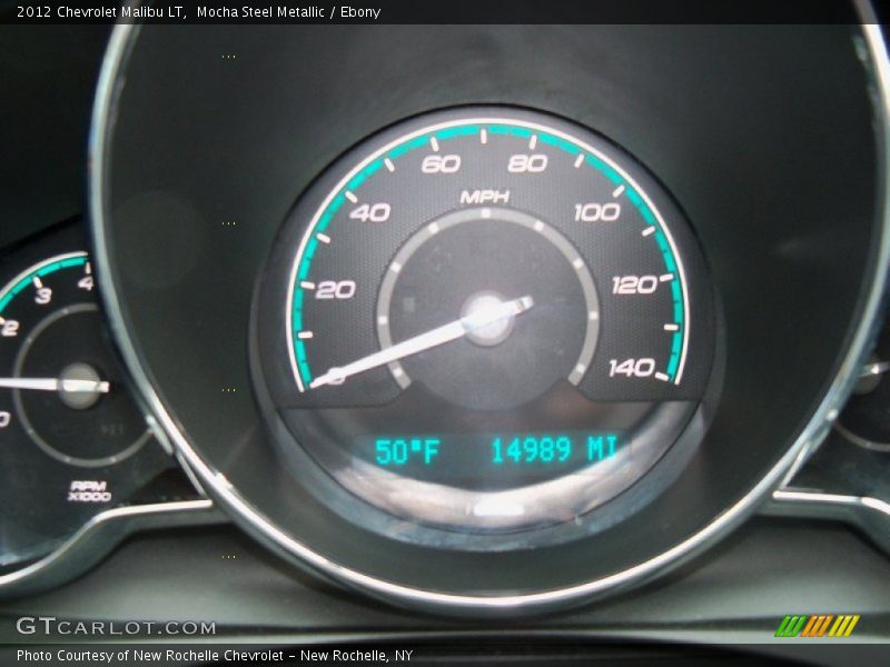 Mocha Steel Metallic / Ebony 2012 Chevrolet Malibu LT