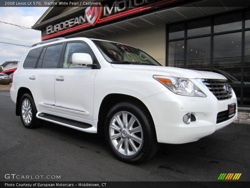 Starfire White Pearl / Cashmere 2008 Lexus LX 570