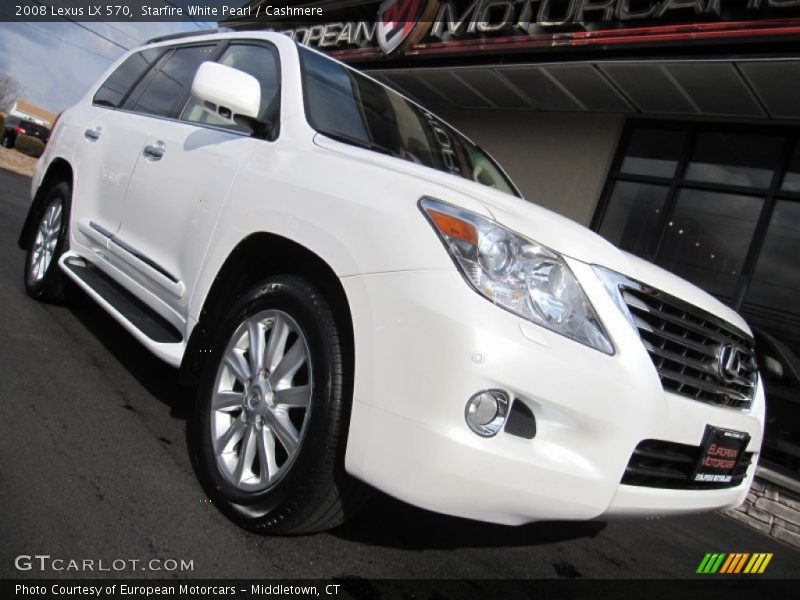 Starfire White Pearl / Cashmere 2008 Lexus LX 570