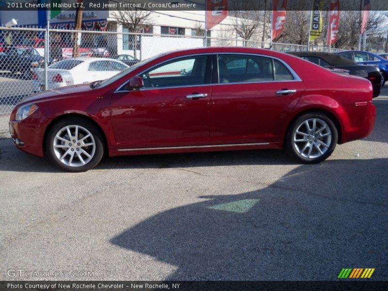 Red Jewel Tintcoat / Cocoa/Cashmere 2011 Chevrolet Malibu LTZ