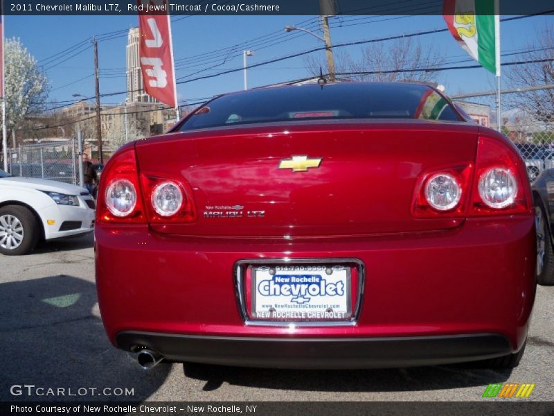 Red Jewel Tintcoat / Cocoa/Cashmere 2011 Chevrolet Malibu LTZ