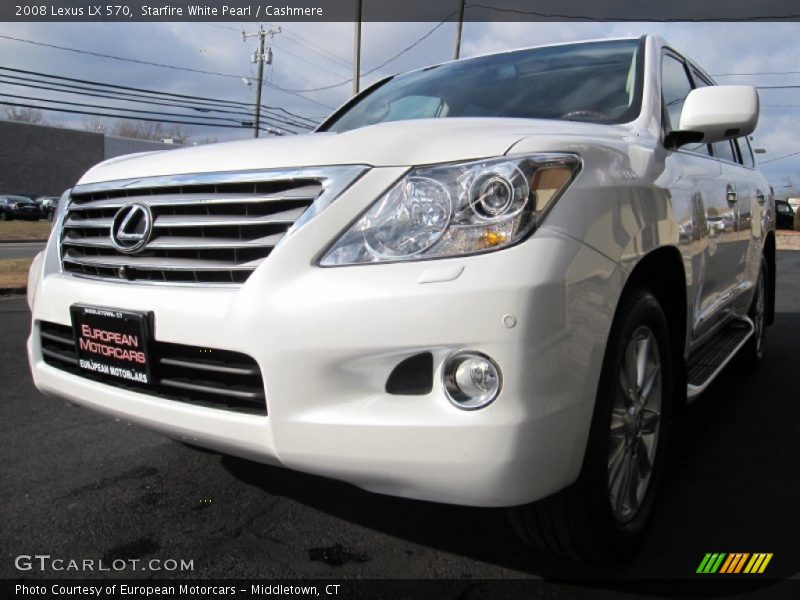 Starfire White Pearl / Cashmere 2008 Lexus LX 570