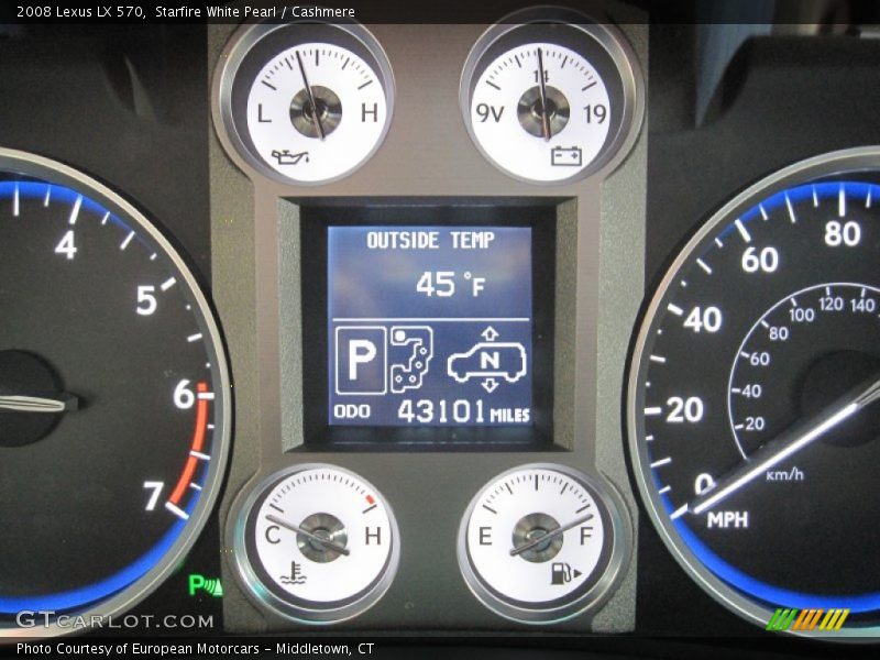 Starfire White Pearl / Cashmere 2008 Lexus LX 570