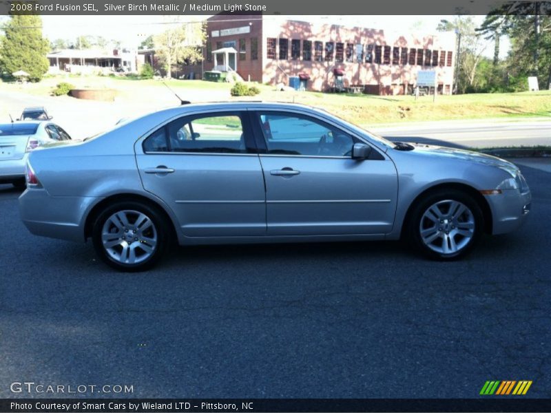 Silver Birch Metallic / Medium Light Stone 2008 Ford Fusion SEL