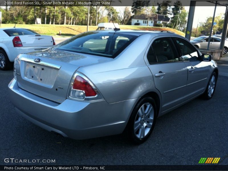 Silver Birch Metallic / Medium Light Stone 2008 Ford Fusion SEL