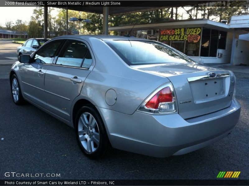 Silver Birch Metallic / Medium Light Stone 2008 Ford Fusion SEL