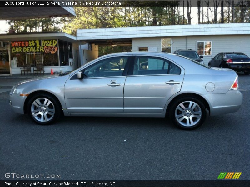 Silver Birch Metallic / Medium Light Stone 2008 Ford Fusion SEL