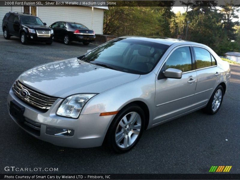 Silver Birch Metallic / Medium Light Stone 2008 Ford Fusion SEL