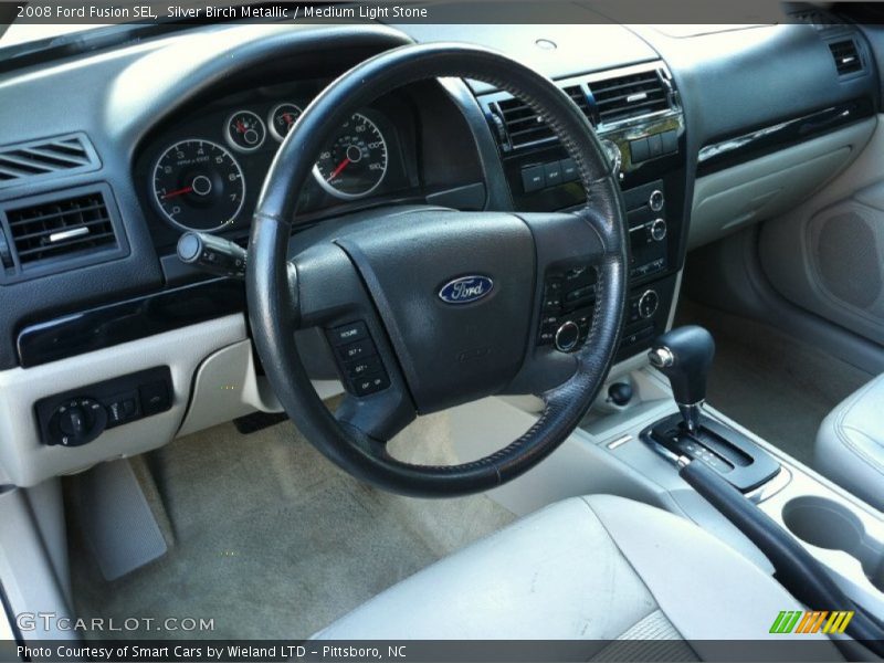 Silver Birch Metallic / Medium Light Stone 2008 Ford Fusion SEL