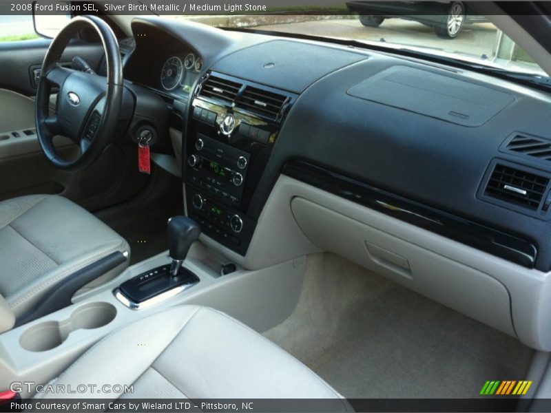Silver Birch Metallic / Medium Light Stone 2008 Ford Fusion SEL