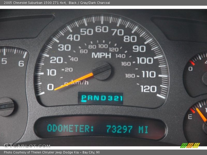 Black / Gray/Dark Charcoal 2005 Chevrolet Suburban 1500 Z71 4x4