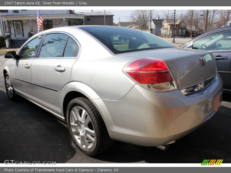 Silver Pearl Metallic / Gray 2007 Saturn Aura XE