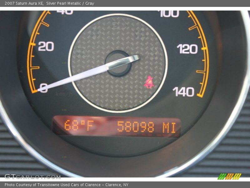 Silver Pearl Metallic / Gray 2007 Saturn Aura XE