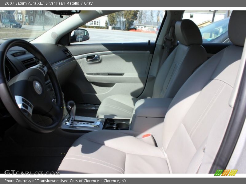 Silver Pearl Metallic / Gray 2007 Saturn Aura XE