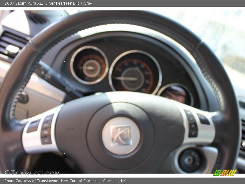Silver Pearl Metallic / Gray 2007 Saturn Aura XE