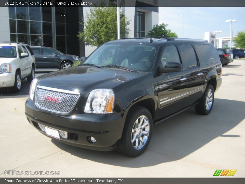 Onyx Black / Ebony 2012 GMC Yukon XL Denali