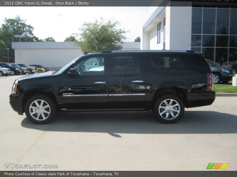 Onyx Black / Ebony 2012 GMC Yukon XL Denali