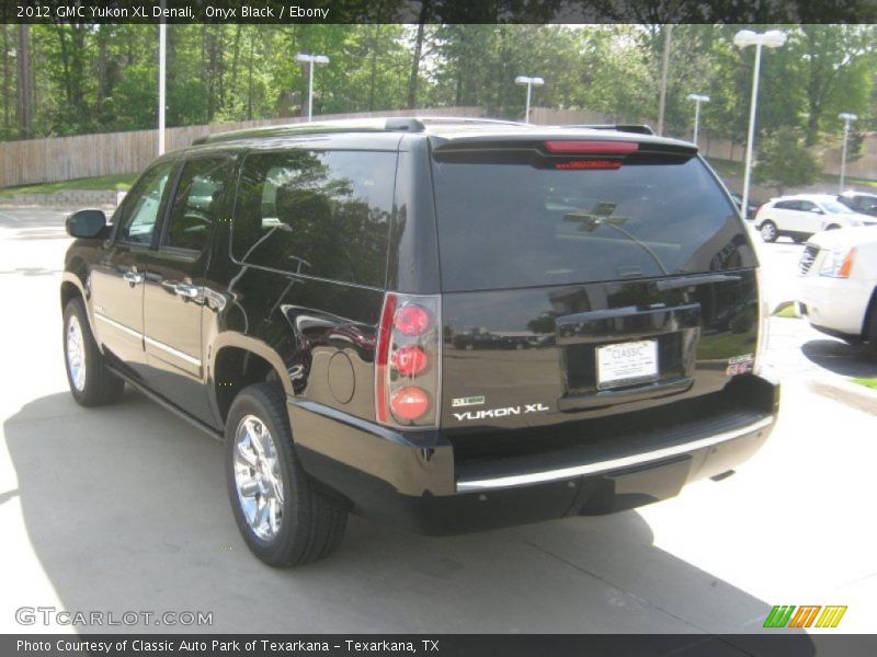 Onyx Black / Ebony 2012 GMC Yukon XL Denali