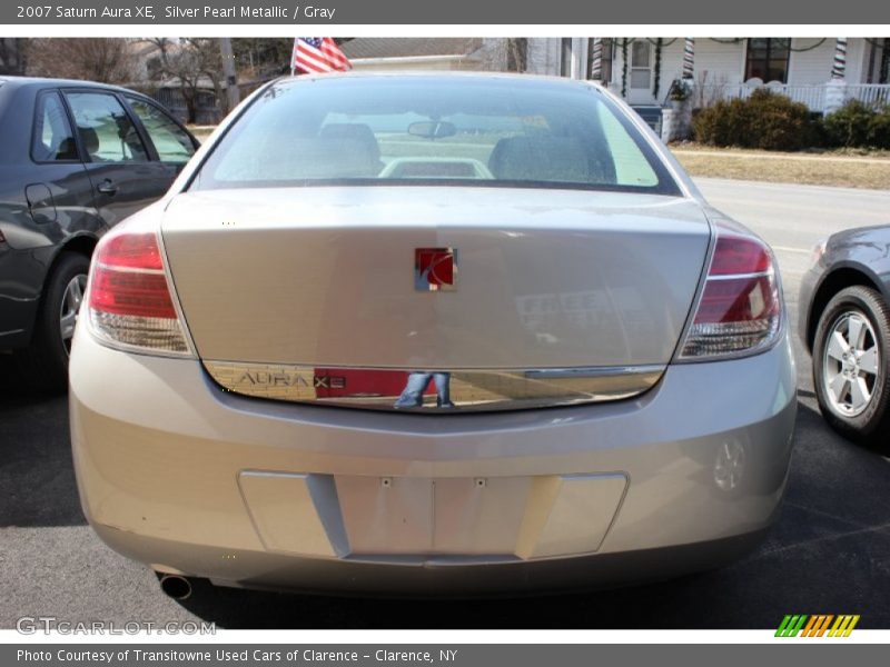 Silver Pearl Metallic / Gray 2007 Saturn Aura XE