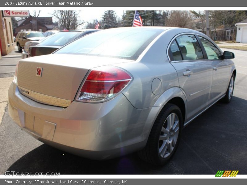 Silver Pearl Metallic / Gray 2007 Saturn Aura XE