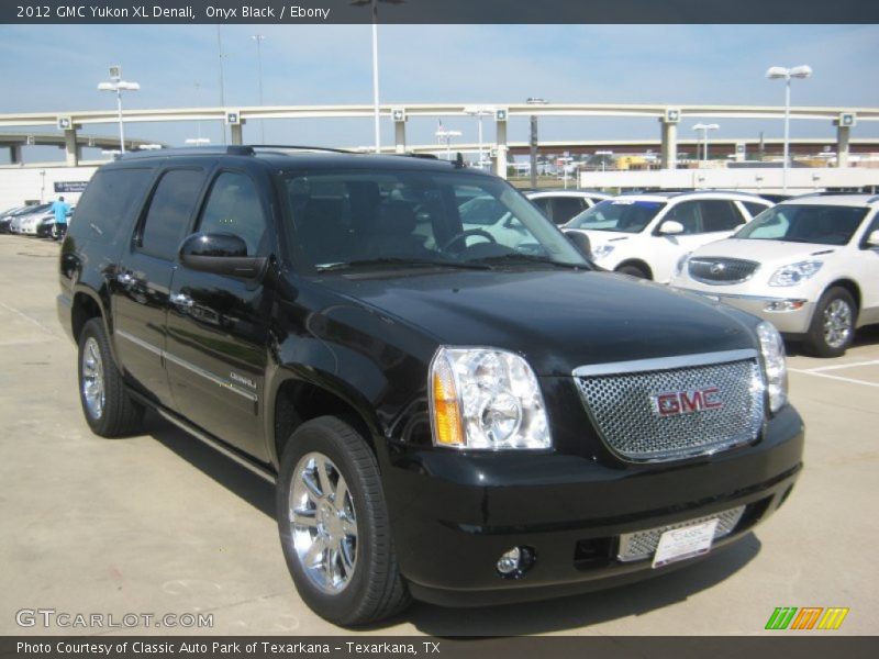 Onyx Black / Ebony 2012 GMC Yukon XL Denali