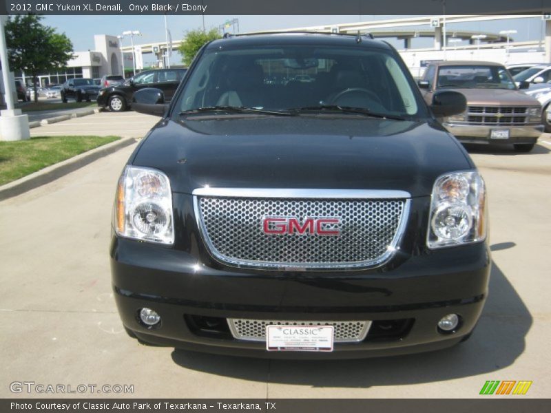 Onyx Black / Ebony 2012 GMC Yukon XL Denali