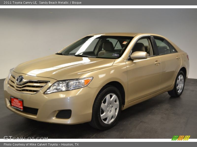 Sandy Beach Metallic / Bisque 2011 Toyota Camry LE