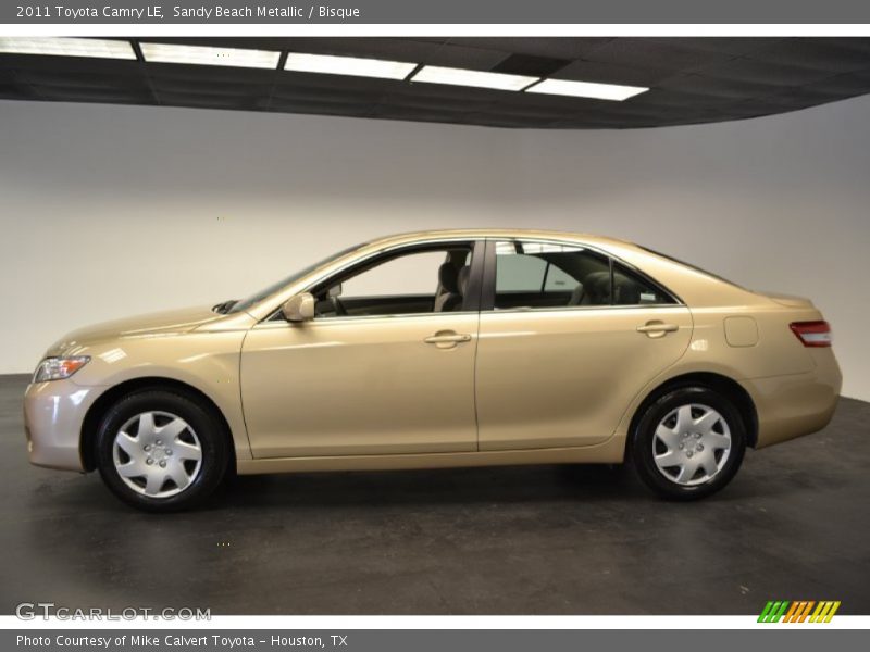 Sandy Beach Metallic / Bisque 2011 Toyota Camry LE