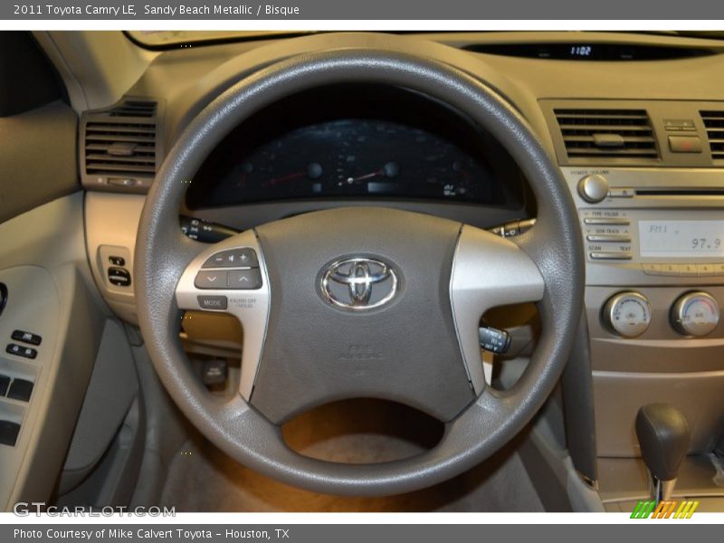 Sandy Beach Metallic / Bisque 2011 Toyota Camry LE