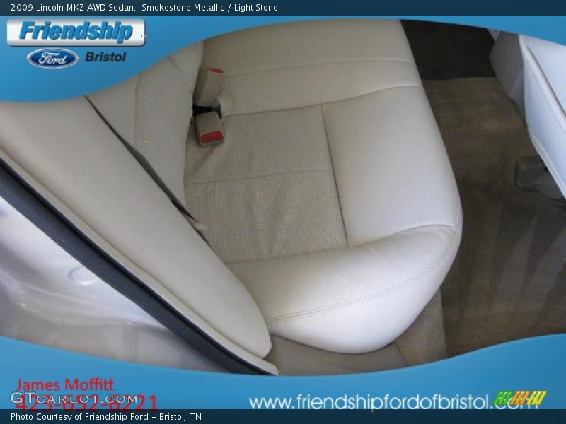 Smokestone Metallic / Light Stone 2009 Lincoln MKZ AWD Sedan