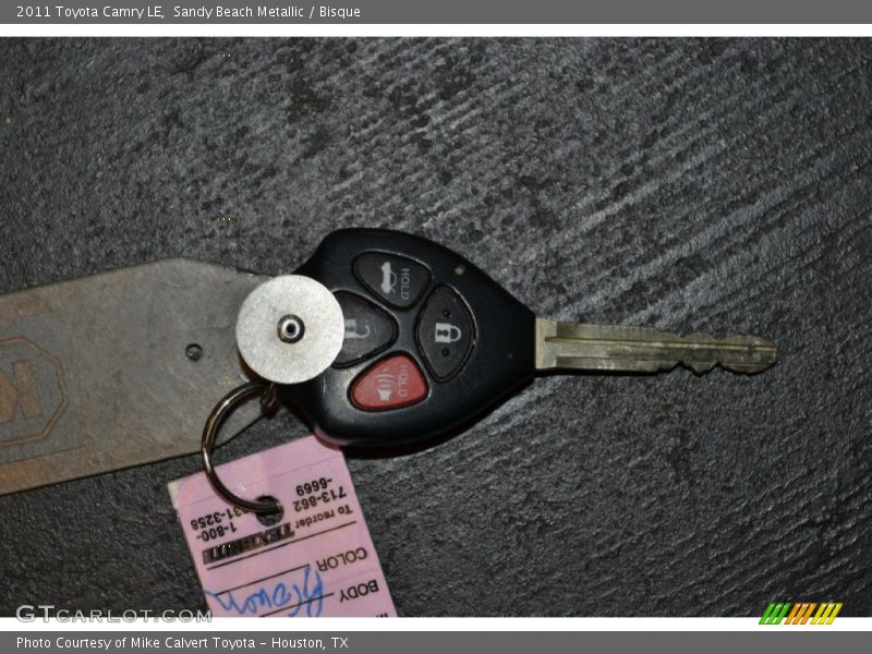 Sandy Beach Metallic / Bisque 2011 Toyota Camry LE