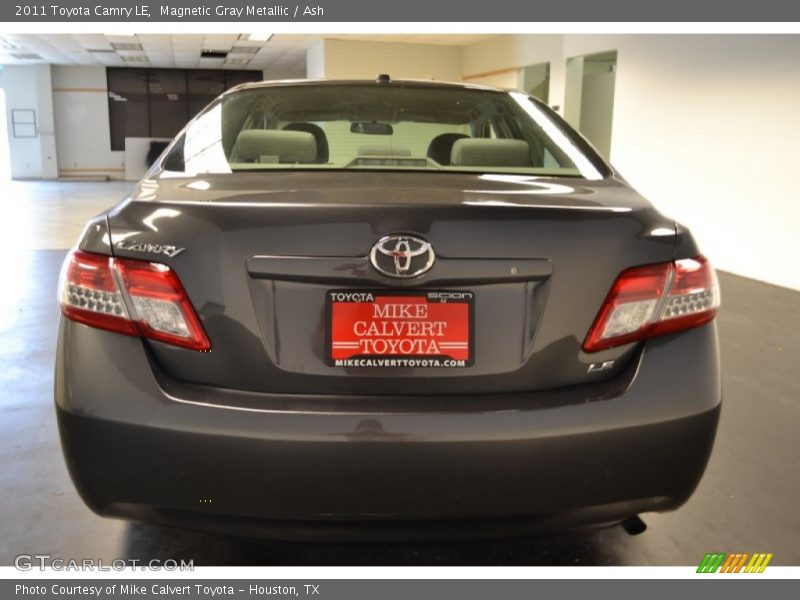Magnetic Gray Metallic / Ash 2011 Toyota Camry LE