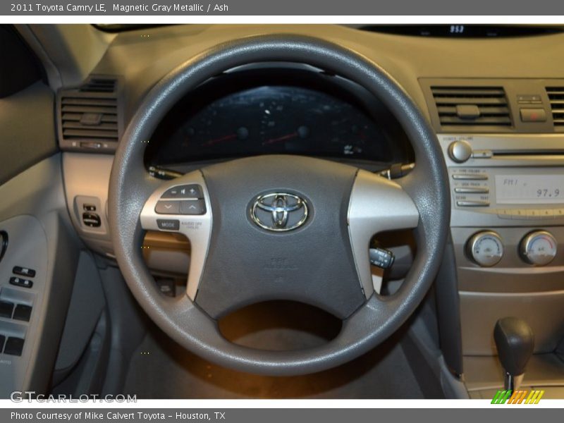 Magnetic Gray Metallic / Ash 2011 Toyota Camry LE