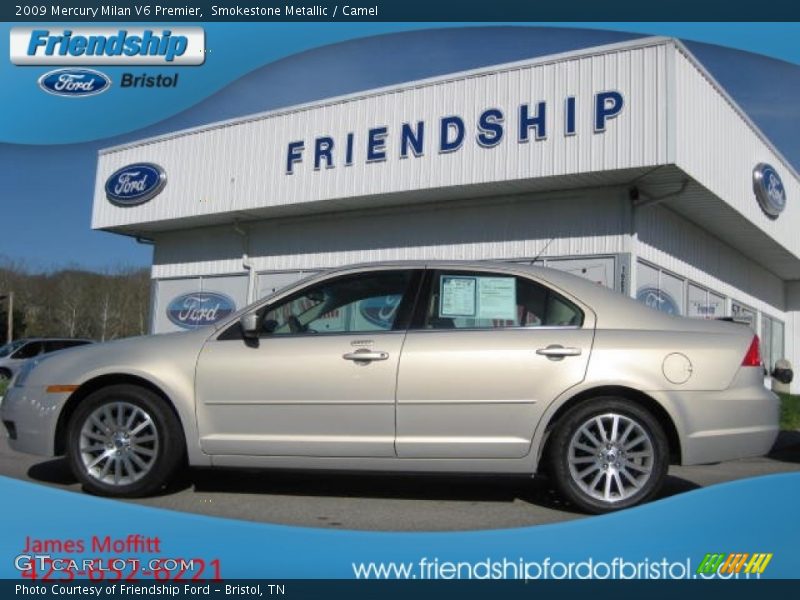 Smokestone Metallic / Camel 2009 Mercury Milan V6 Premier