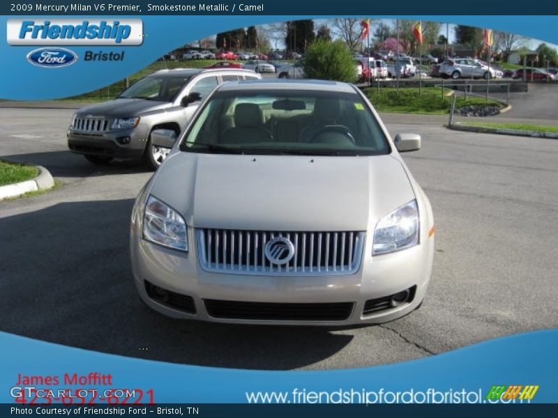 Smokestone Metallic / Camel 2009 Mercury Milan V6 Premier