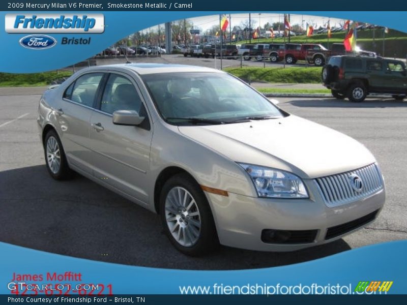 Smokestone Metallic / Camel 2009 Mercury Milan V6 Premier